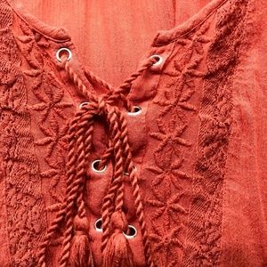 American Eagle Outfitters Tops - AMERICAN EAGLE OUTFITTERS Burnt Orange Blouse American Eagle Outfitters Tops - AMERICAN EAGLE OUTFITTERS Burnt Orange Blouse